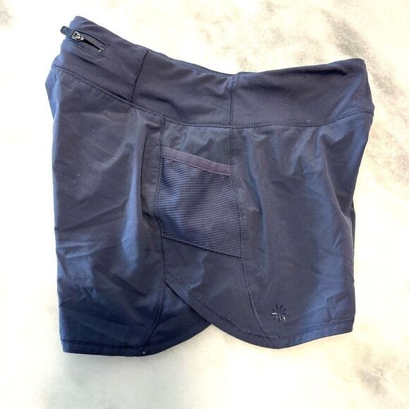 Athleta Girl Navy Blue Record Breaker 3" Short Size Medium - Picture 2 of 4